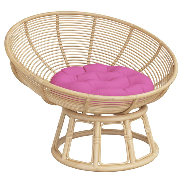 Rundes Kissen Rosa Ø60cm Oxford-Gewebe