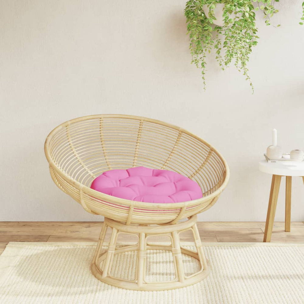 Rundes Kissen Rosa Ø60cm Oxford-Gewebe