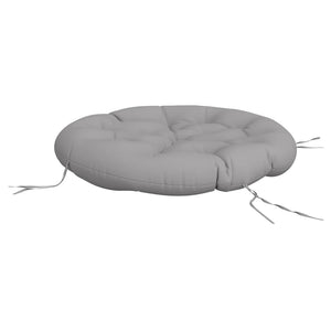 Rundes Kissen Grau Ø100cm Oxford-Gewebe