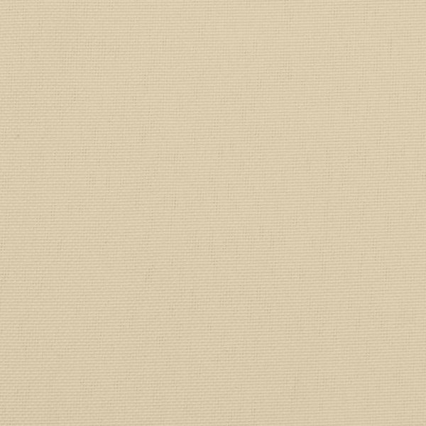 Rundes Kissen Beige Ø 100cm Oxford