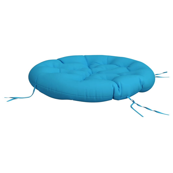 Rundes Kissen Hellblau Ø 100cm Oxford