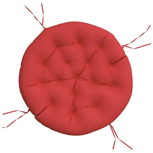 Rundes Kissen Rot, Ø 100 cm