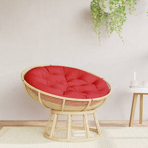 Rundes Kissen Rot, Ø 100 cm
