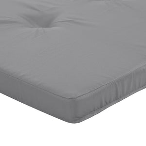 Liegestuhlauflagen 2er-Set Grau Oxford-Gewebe