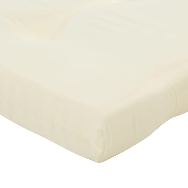 vidaXL Coussins de chaise longue 2 pcs Crème Tissu Oxford