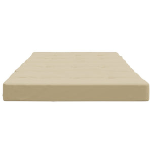 Liegestuhlauflagen 2er Set Beige Oxford