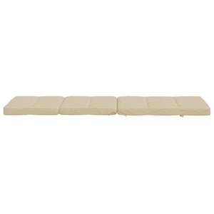 Liegestuhlauflagen 2er Set Beige Oxford