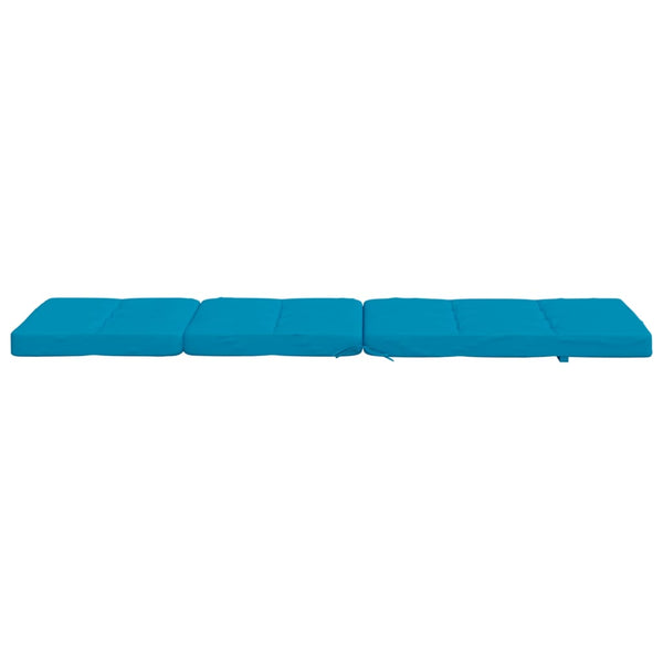 Liegestuhlauflagen Hellblau Oxford-Gewebe 2er Set