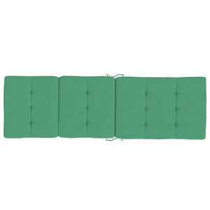 vidaXL Coussins pour chaise longue 2 pcs Vert Tissu Oxford