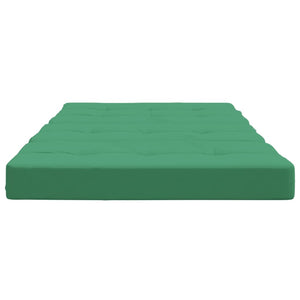 vidaXL Coussins pour chaise longue 2 pcs Vert Tissu Oxford