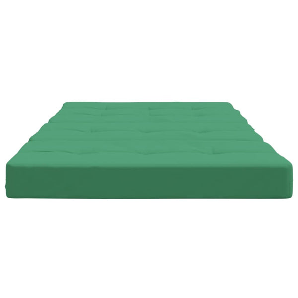 vidaXL Coussins pour chaise longue 2 pcs Vert Tissu Oxford