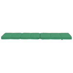 vidaXL Coussins pour chaise longue 2 pcs Vert Tissu Oxford