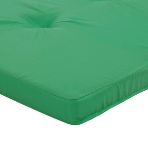 vidaXL Coussins pour chaise longue 2 pcs Vert Tissu Oxford