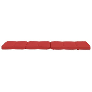 Liegestuhlauflagen 2er Set Rot Oxford