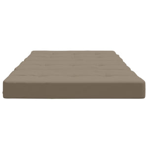 Liegestuhlauflagen 2er Set Taupe Oxford