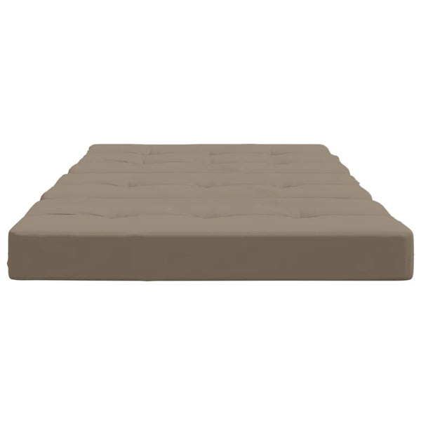 Liegestuhlauflagen 2er Set Taupe Oxford