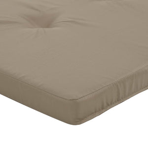 Liegestuhlauflagen 2er Set Taupe Oxford