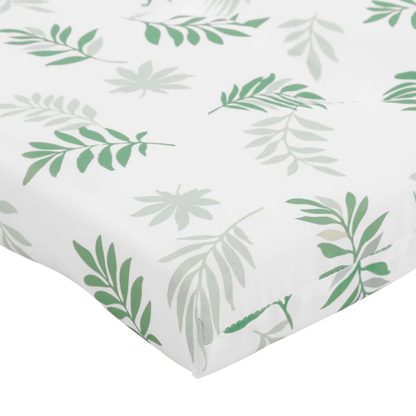 vidaXL Coussins de chaise longue 2 pcs Tissu Oxford motif feuille