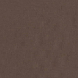 Relaxsessel mit Hocker Dunkelbraun Stoff