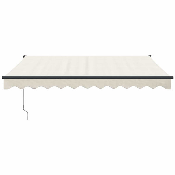 Elektrische Markise mit Kurbel Creme 3,5x2,5 m