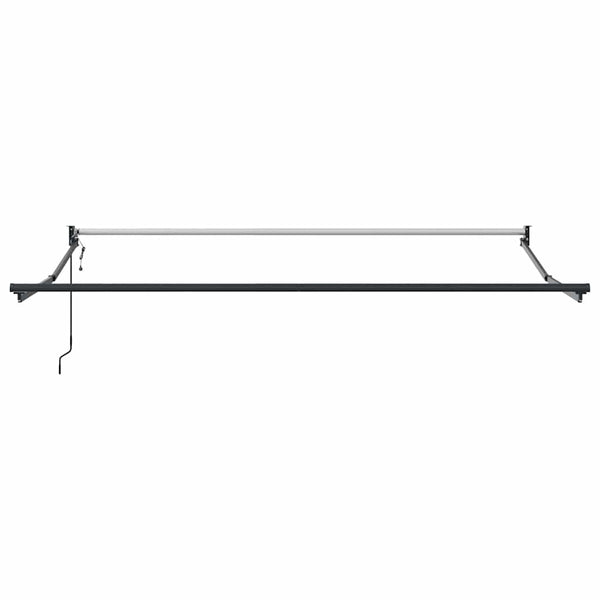 Elektrische Markise mit Kurbel Orange und Braun 3,5x2,5 m