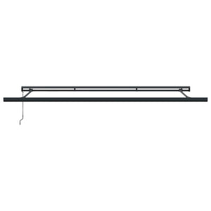 Markise Einziehbar Orange und Braun 4x3 m Stoff und Aluminium