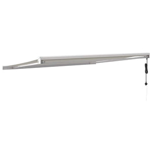 Markise Einziehbar Creme 4,5x3 m Stoff und Aluminium