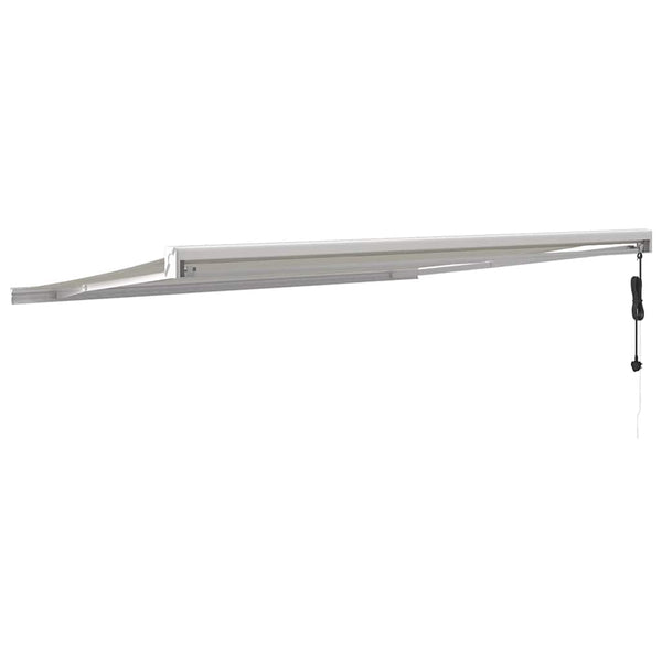 Markise Einziehbar Creme 4,5x3 m Stoff und Aluminium