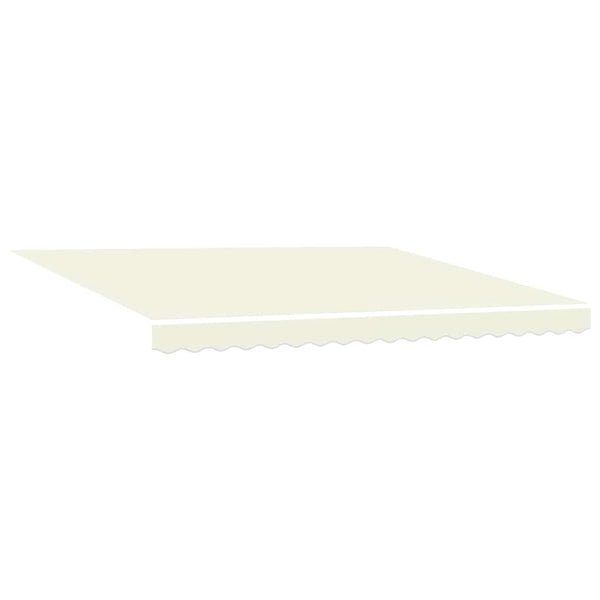 Markise Einziehbar Creme 4x3 m Stoff und Aluminium