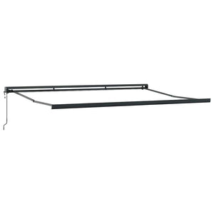 Markise Einziehbar Creme 4x3 m Stoff und Aluminium