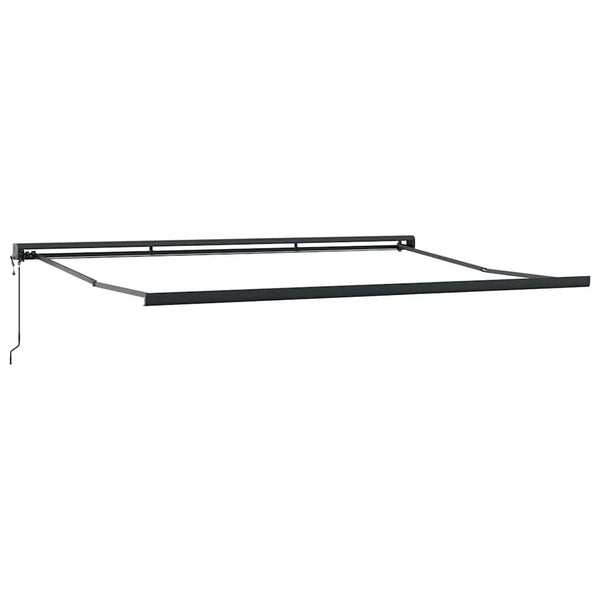 Markise Einziehbar Creme 4x3 m Stoff und Aluminium