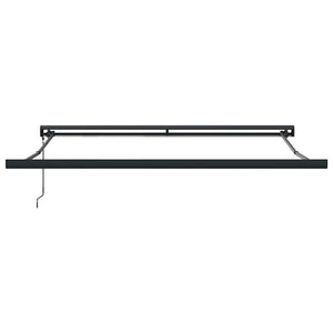 Markise Einziehbar Orange und Braun 3,5x2,5 m Stoff & Aluminium