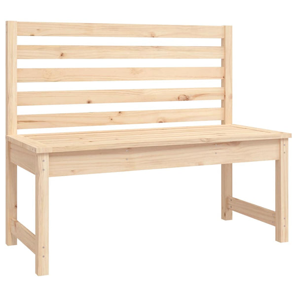 vidaXL Ensemble repas de jardin 4 pcs Bois de pin massif