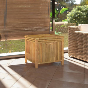 Gartentruhe Bambus 60x52x55 cm