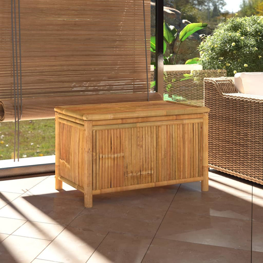 Gartentruhe Bambus 90x52x55 cm