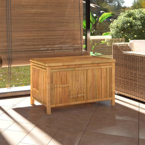 Gartentruhe Bambus 90x52x55 cm