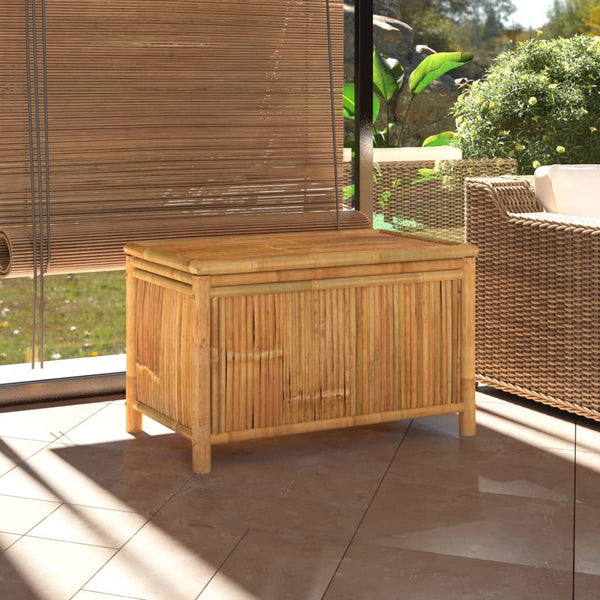 Gartentruhe Bambus 90x52x55 cm