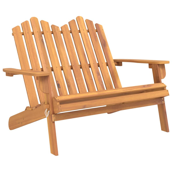 Adirondack Gartenbank Akazie Massivholz 126cm