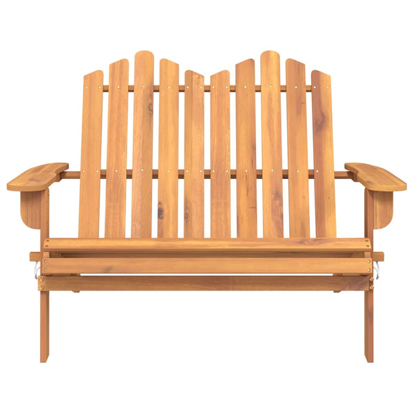Adirondack Gartenbank Akazie Massivholz 126cm