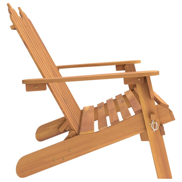 Adirondack Gartenbank Akazie Massivholz 126cm
