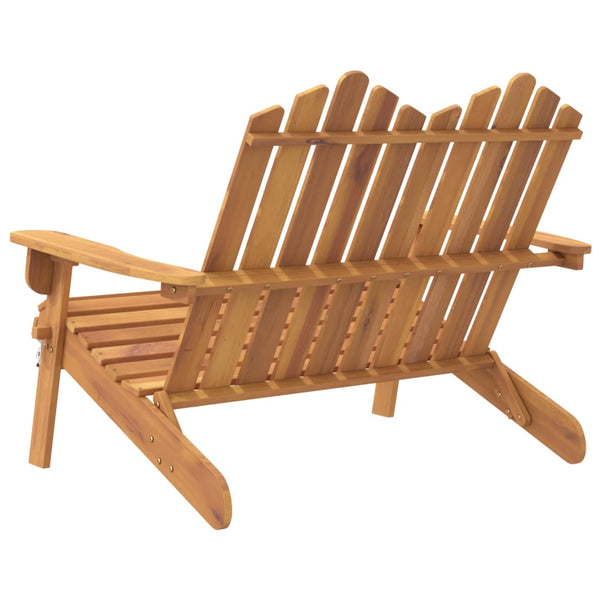 Adirondack Gartenbank Akazie Massivholz 126cm