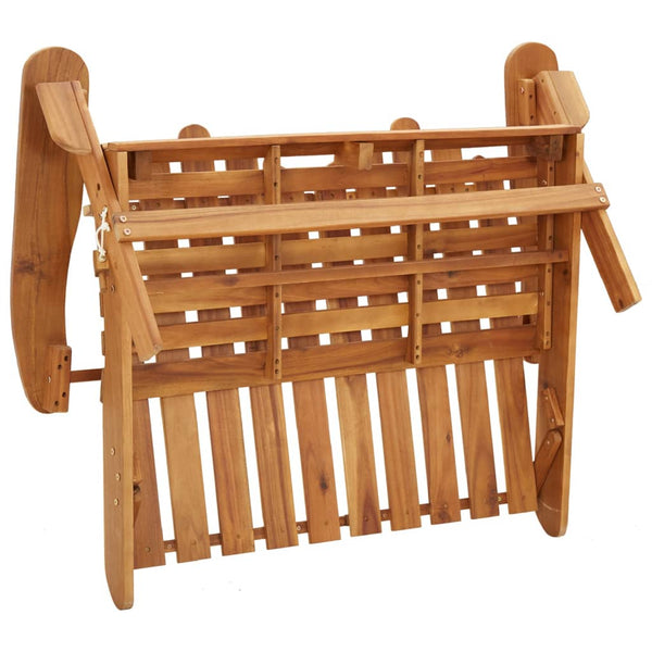 Adirondack Gartenbank Akazie Massivholz 126cm
