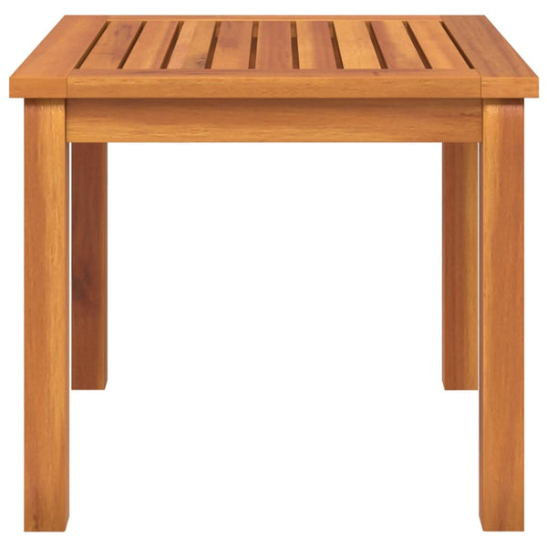 Akazie Couchtisch 40x40 cm Massivholz