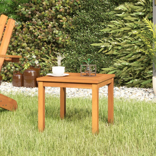 Akazie Couchtisch 40x40 cm Massivholz