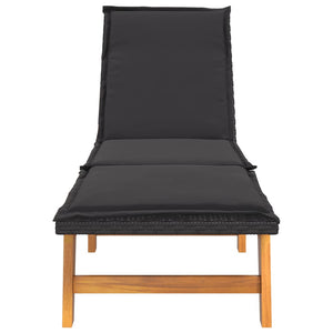 Sonnenliegen mit Auflagen, 2er Set