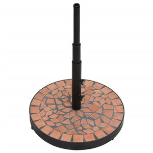 Terrakotta Sonnenschirmständer Rund 12kg