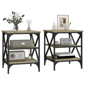 Beistelltische 2er Set Sonoma Eiche