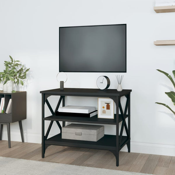 Schwarzer TV-Schrank 60 cm