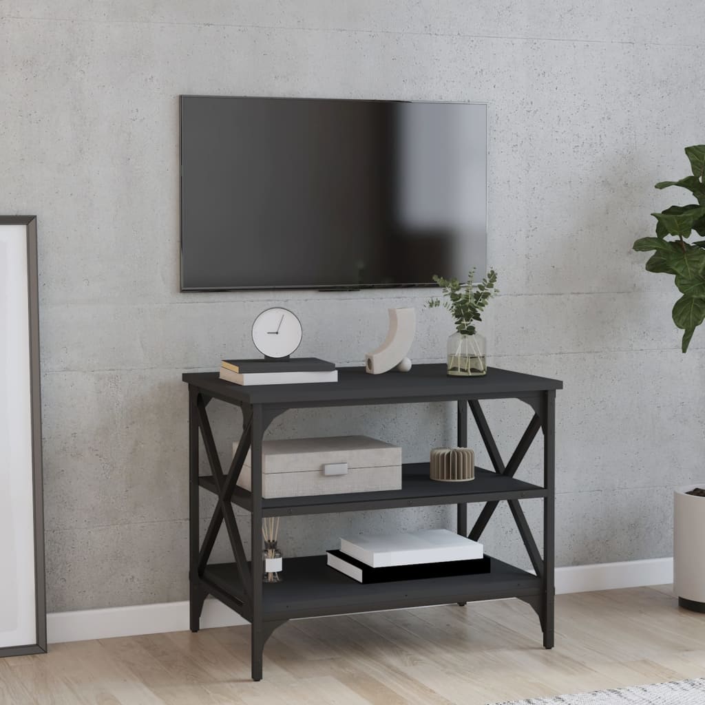 Schwarzer TV-Schrank 60 cm