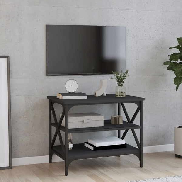 Schwarzer TV-Schrank 60 cm